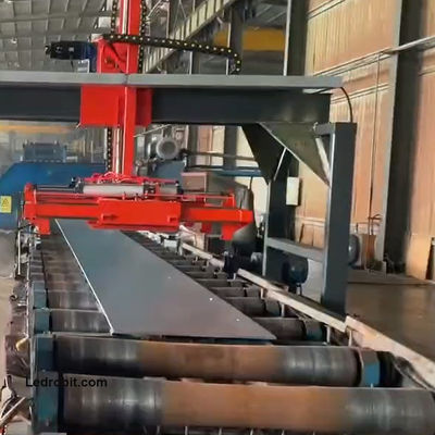 ऑटोमैटिक एल्यूमीनियम प्लेट लोडिंग अनलोडर सर्वो मोटर और एलसीडी डिस्प्ले के साथ