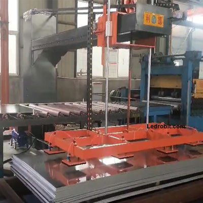 एलसीडी डिस्प्ले एल्यूमीनियम प्लेट हैंडलर सर्वो मोटर सिस्टम लोडिंग अनलोडिंग कन्वेयर