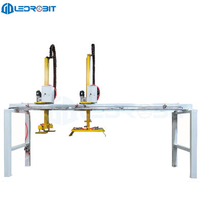 सीमेंट की ईंटों के लिए स्वचालित पैलेट विभाजक स्टैकर पीएलसी नियंत्रण